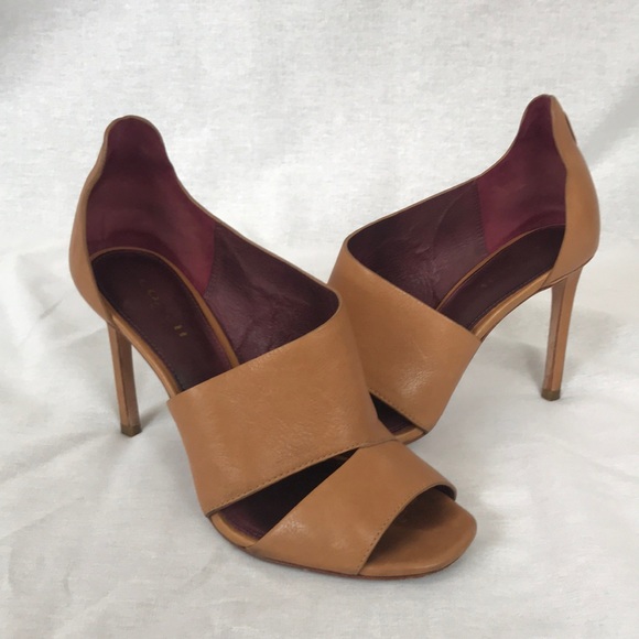 Coach Shoes - Coach Camel Manhattan Stilettos